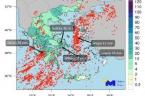 Καιρός: 3.000 κεραυνοί έπληξαν τη Δευτέρα ολόκληρη την χώρα