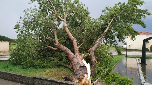 Προβλήματα από την ισχυρή βροχόπτωση στο Διδυμότειχο