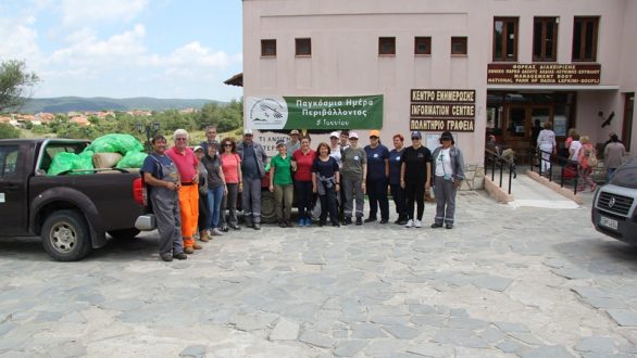Καθαρότερη η Δαδιά κατα 500 κιλά σκουπίδια