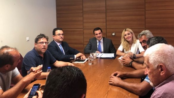 Συνάντηση των Υφυπουργών Αγροτικής Ανάπτυξης και Τροφίμων με εκπροσώπους τευτλοκαλλιεργητών