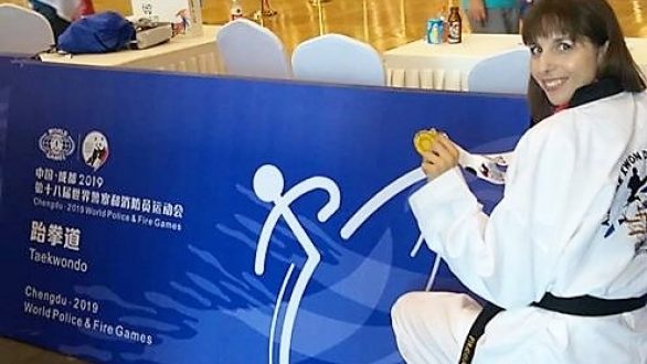 Χρυσό και στο Παγκόσμιο Πρωτάθλημα για την Πολύτεκνη Εβρίτισσα Μητέρα Σαραντούλα Παγωνάκη