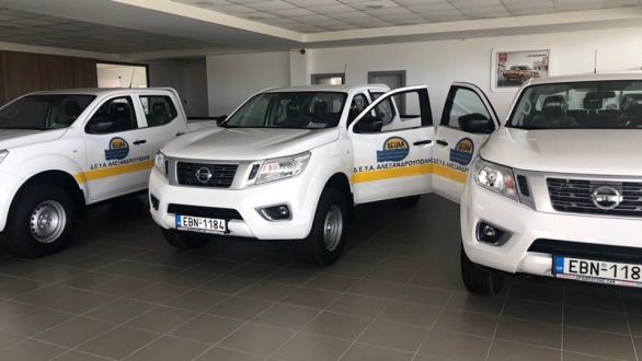 Αλεξανδρούπολη:Ολοκληρώθηκε η παράδοση και παραλαβή πέντε νέων οχημάτων στην ΔΕΥΑ