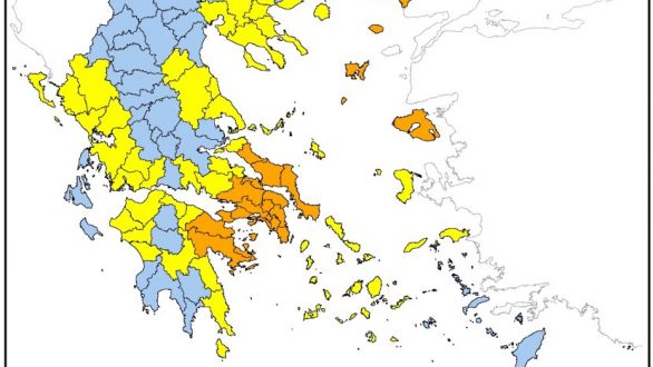Σε υψηλό κίνδυνο πυρκαγιάς σήμερα Δευτέρα 26 Αυγούστου ο Έβρος