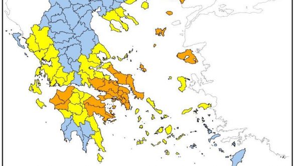 Πολύ υψηλός κίνδυνος πυρκαγιάς για τον Έβρο και την Σαμοθράκη σήμερα