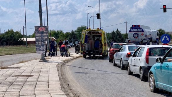Τροχαίο με μοτοσικλετίστρια στην Ορεστιάδα