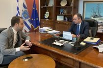 Συνάντηση Δερμεντζόπουλου με τον Υπουργό Ναυτιλίας και Νησιωτικής Πολιτικής
