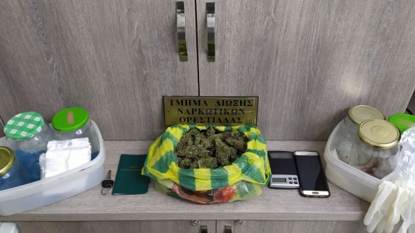 Σύλληψη 22χρονου για ναρκωτικά στο Διδυμότειχο