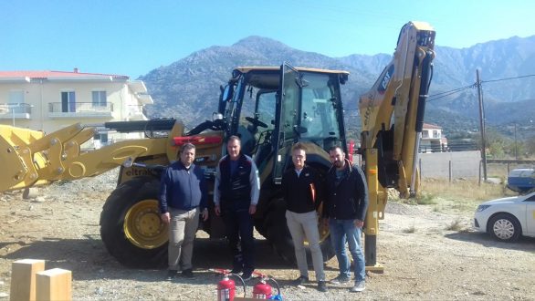 Καινούριο φορτωτή εκσκαφέα απέκτησε ο Δήμος Σαμοθράκης