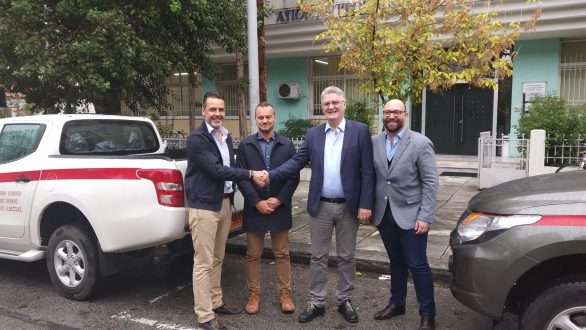 Δωρεά δέκα τετρακίνητων οχημάτων στην ΑΔΜΘ από τον TAP