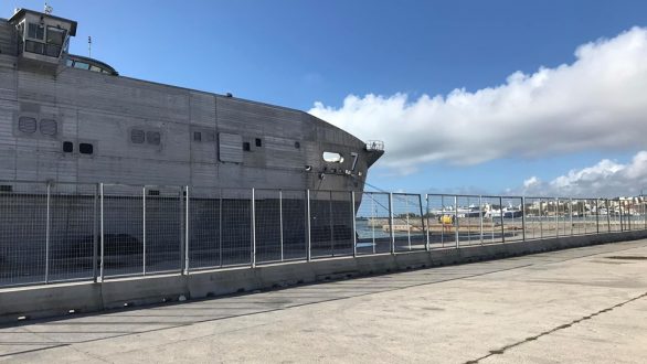 Το USNS Carson City στο λιμάνι της Αλεξανδρούπολης