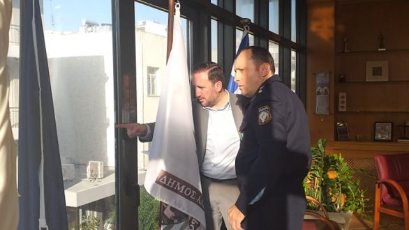 Συνάντηση Δημάρχου Αλεξανδρούπολης με Διοικητή Τροχαίας με κύριο θέμα τον αποχαρακτηρισμό της οδού Κύπρου ως πεζόδρομου