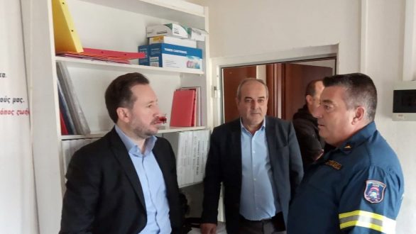 Το Πυροσβεστικό Κλιμάκιο Φερών επισκέφθηκε ο Δήμαρχος Αλεξανδρούπολης