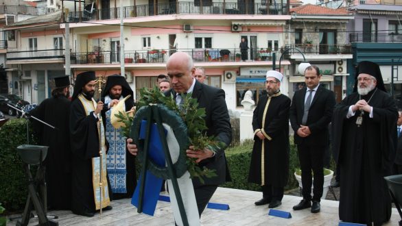 Στο Διδυμότειχο ο Περιφερειάρχης ΑΜΘ για την Ημέρα των Ενόπλων Δυνάμεων