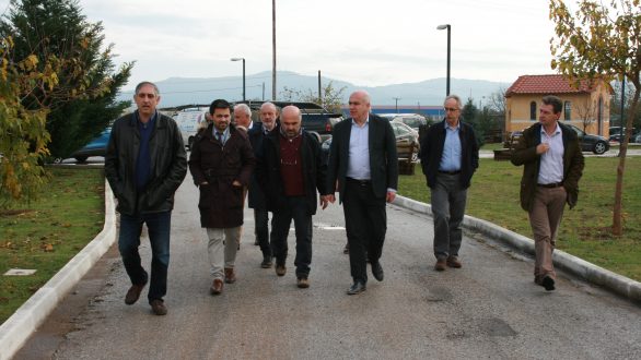 Αυτοψία του Περιφερειάρχη Χρήστου Μέτιου σε πλημμυρισμένες περιοχές