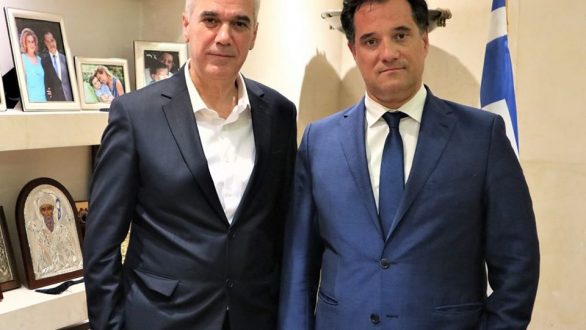 Συνάντηση Παναγιώτη Καλακίκου με τον Άδωνι Γεωργιάδη