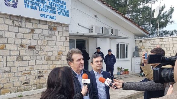 Επίσκεψη του Υπουργού Προστασίας του Πολίτη Μ. Χρυσοχοϊδη στην Ορεστιάδα