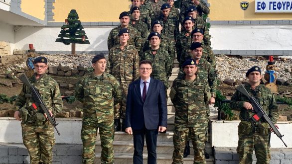 Στρατιωτικά φυλάκια και σημεία ελέγχου της Ελληνικής Αστυνομίας στον Έβρο επισκέφτηκε ο Αντιπεριφερειάρχης Δημήτριος Πέτροβιτς