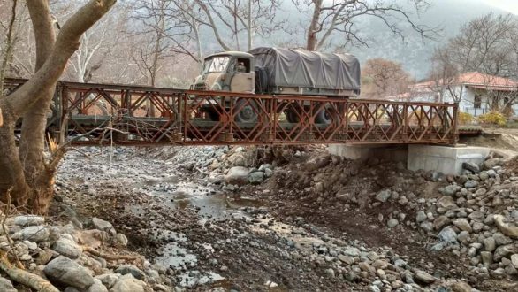 Ολοκληρώθηκε η κατασκευή της Γέφυρας Μπέλεϋ στη Σαμοθράκη