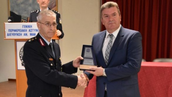 Πραγματοποιήθηκε η τελετή παράδοσης – ανάληψης  του Γενικού Περιφερειακού Αστυνομικού Διευθυντή ΑΜΘ