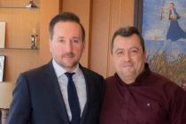 Τον δήμαρχο Σαμοθράκης  υποδέχτηκε στο γραφείο του ο δήμαρχος Αλεξανδρούπολης