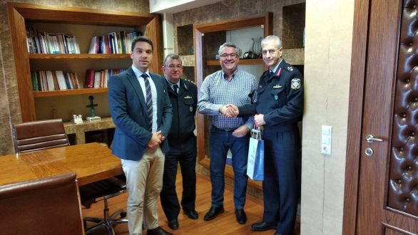 Εθιμοτυπικές επισκέψεις του νέου Γενικού Περιφερειακού Αστυνομικού Διευθυντή ΑΜΘ σε Δράμα και Ξάνθη