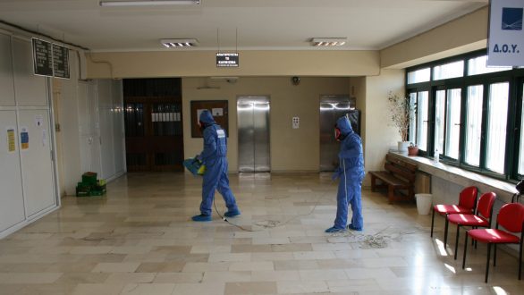 Ξεκίνησαν οι απολυμάνσεις στα κτίρια ευθύνης της Περιφέρειας ΑΜΘ