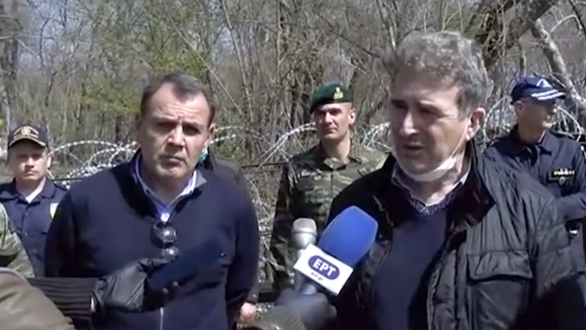 Στις Καστανιές βρέθηκαν σήμερα Παναγιωτόπουλος και Χρυσοχοΐδης