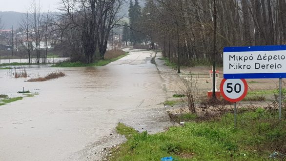 Ζημιές από βροχοπτώσεις στον Δήμο Σουφλίου