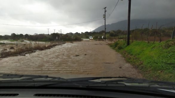 Οδηγίες του Δήμου Σαμοθράκης για τις καταστροφές που άφησαν οι βροχοπτώσεις