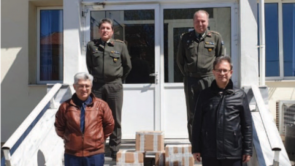 Υλική υποστήριξη στο στρατιωτικό νοσοκομείο Διδυμοτείχου από τον Ιατρικό Σύλλογο