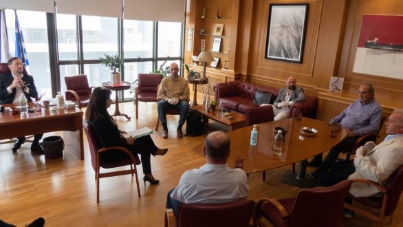 Συνάντηση του Δημάρχου Αλεξανδρούπολης με εκπροσώπους του Διαδριατικού Αγωγού Φυσικού Αερίου