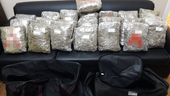 Αλεξανδρούπολη: Συνελήφθη ημεδαπός με 23 κιλά κάνναβης μέσα σε σάκους