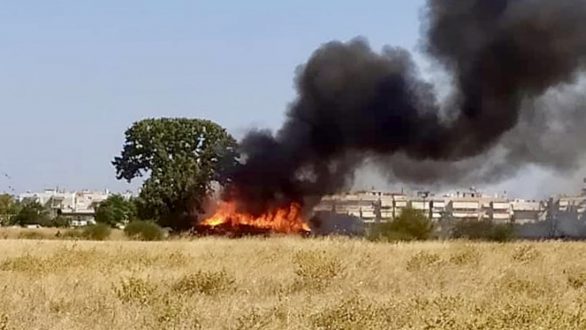 Αλεξανδρούπολη: Μεγάλη φωτιά σε περιοχή πίσω από το κολυμβητήριο