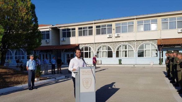 Δήλωση Δερμεντζόπουλου κατα τον αγιασμό των νέων συνοριακών φυλάκων