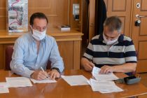 Υπογραφή σύμβασης έργου για την αντικατάσταση του εσωτερικού δικτύου ύδρευσης Φερών