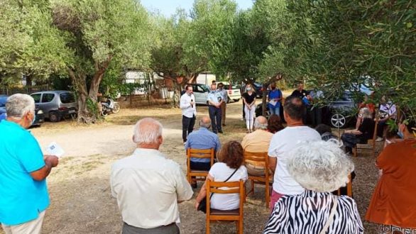 Συζήτηση για τα μέτρα προστασίας σε περίπτωση πυρκαγιάς στην Μάκρη