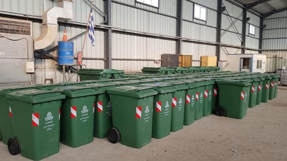 Προμήθεια 173 νέων κάδων στον Δήμο Σουφλίου