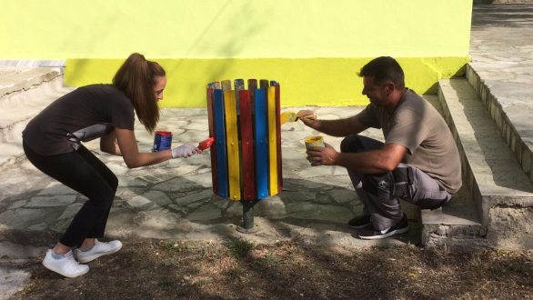 Ανθρώπων έργα στο νηπιαγωγείο Πέπλου