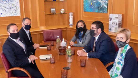 Συνάντηση του Δημάρχου Αλεξανδρούπολης με τον Επιτετραμμένο στην Πρεσβεία των Η.Π.Α. και την Αμερικανίδα Πρόξενο