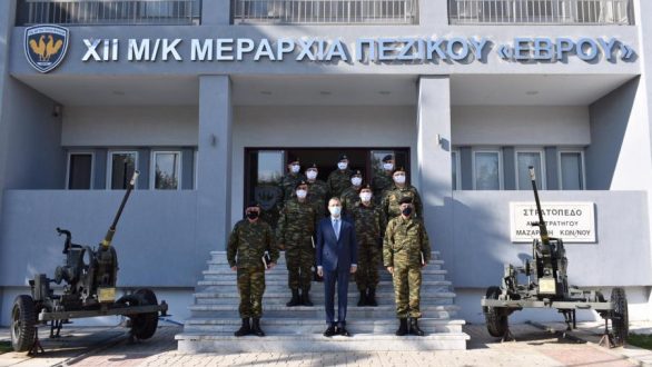 Την Αλεξανδρούπολη και τις Φέρες επισκέφθηκε ο Υφυπουργός Άμυνας Αλκιβιάδης Στεφανής