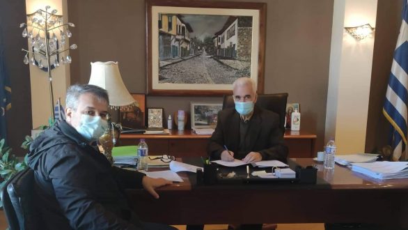 Δήμος Σουφλίου: Υπογραφή Έργου για την Αποκατάσταση της βατότητας της Διαδημοτικής Οδού Μικρό Δέρειο – Ρούσσας