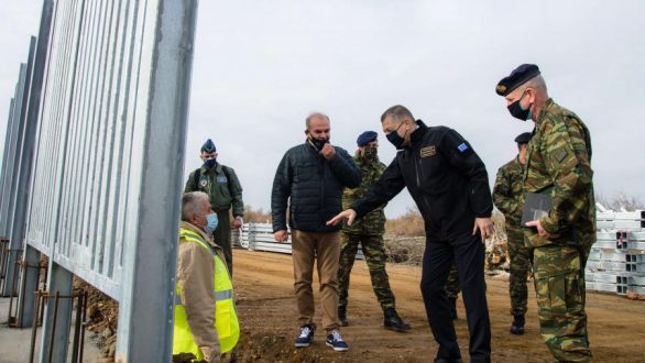 Τον Έβρο επισκέφθηκε ο Υφυπουργός Άμυνας Αλκιβιάδης Στεφανής