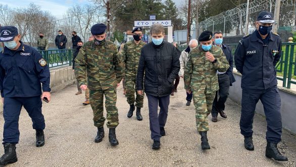 Τις Καστανιές επισκέφθηκε ο Υπουργός Προστασίας του Πολίτη Μιχάλης Χρυσοχοΐδης