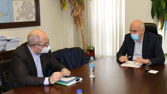 To έργο φυσικού αερίου στο επίκεντρο της συνάντησης του Περιφερειάρχη ΑΜΘ με τον Διευθύνοντα Σύμβουλο της ΔΕΔΑ