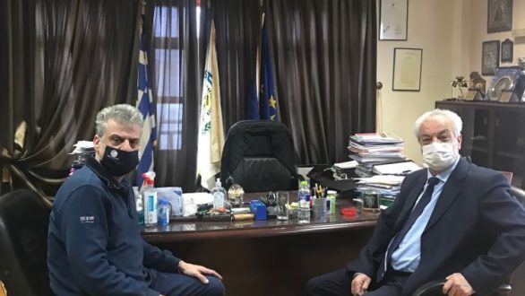 Συνάντηση του Δημάρχου Ορεστιάδας και του Πρύτανη του Δημοκριτείου Πανεπιστημίου Θράκης