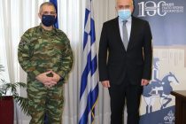 Επίσκεψη στον Περιφερειάρχη ΑΜΘ του νέου Διοικητή του Δ΄ Σώματος Στρατού