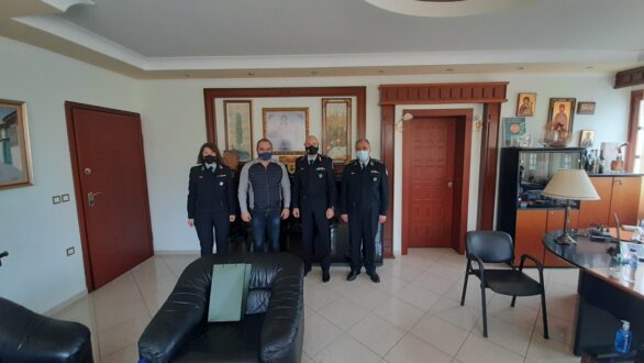 Συνάντηση Δημάρχου Διδυμοτείχου με την ηγεσία των σχολών δοκίμων αστυφυλάκων στο Διδυμότειχο