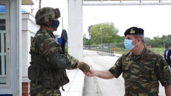 Επίσκεψη Αρχηγού ΓΕΣ στην περιοχή του Έβρου