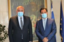 Συνάντηση του υπουργού Ανάπτυξης και Επενδύσεων  με τον Περιφερειάρχη ΑΜΘ κ. Χρήστο Μέτιο