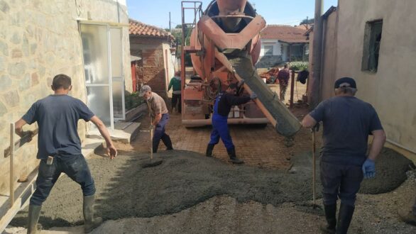 Παρεμβάσεις και έργα μικρής κλίμακας σε οικισμούς του Δήμου Μαρωνείας-Σαπών